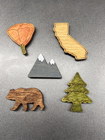 California CA - Norcal Magnets Set