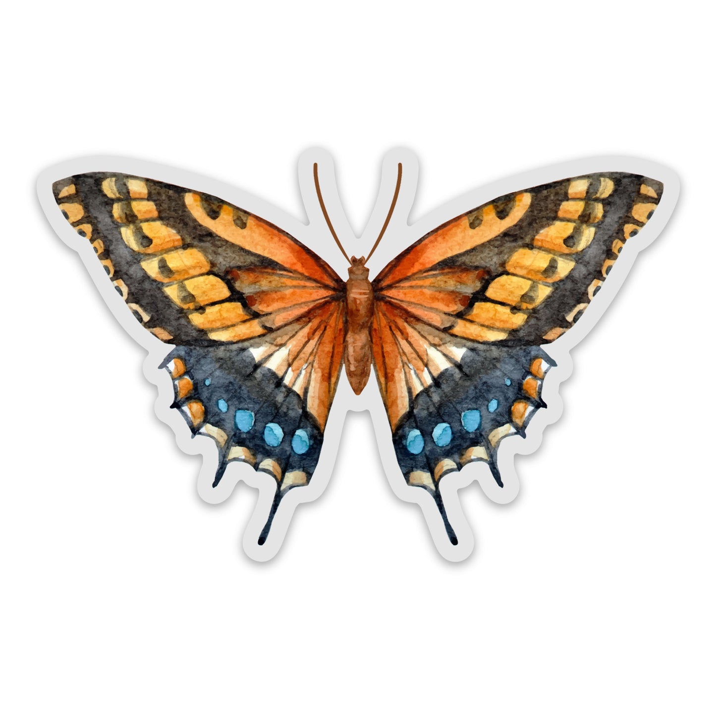 Watercolor Butterfly Sticker