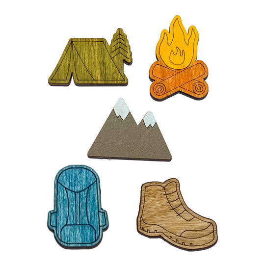 Camping Magnets Set