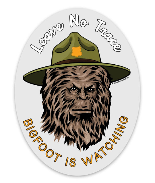 Bigfoot is Watching Sticker