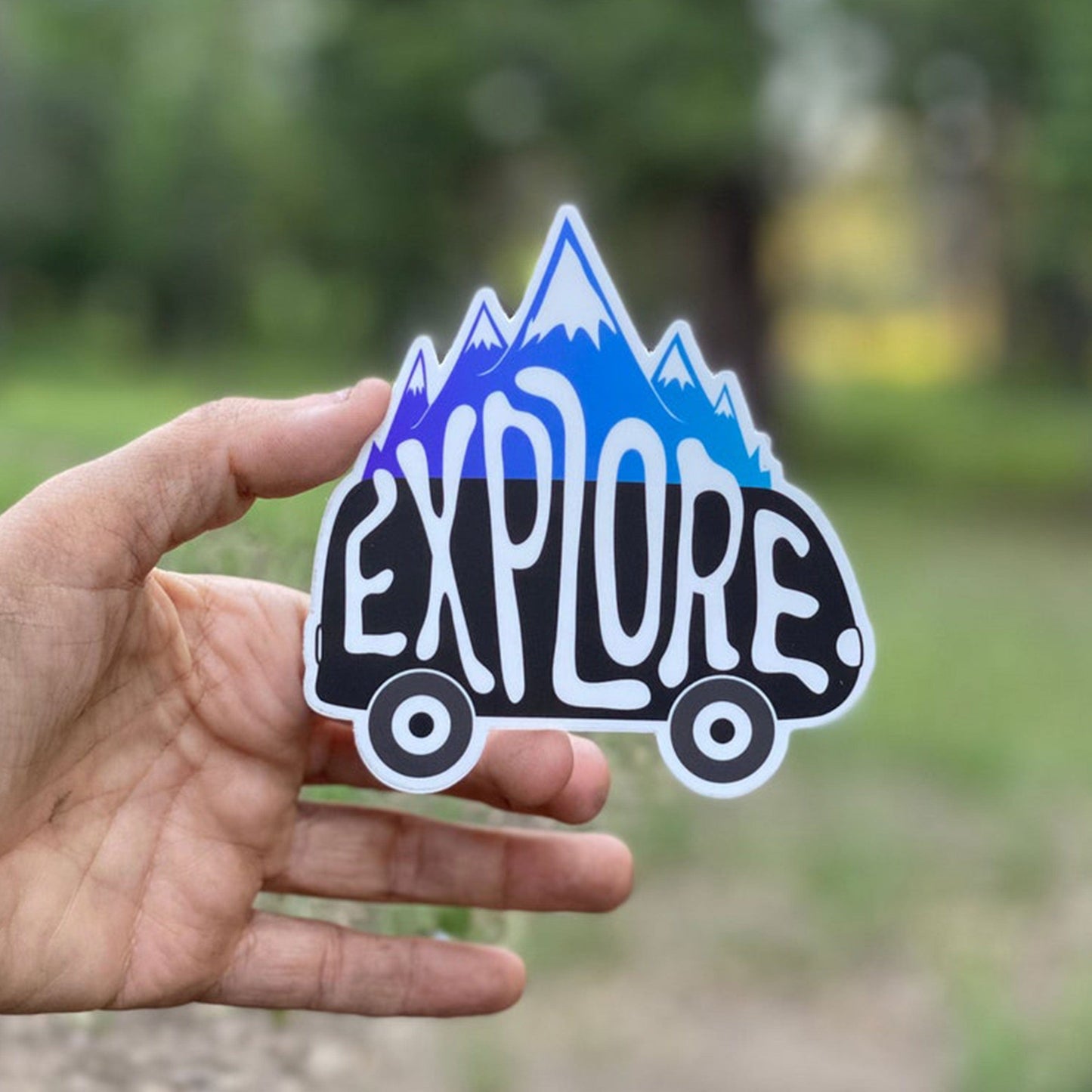 Explore Van Sticker