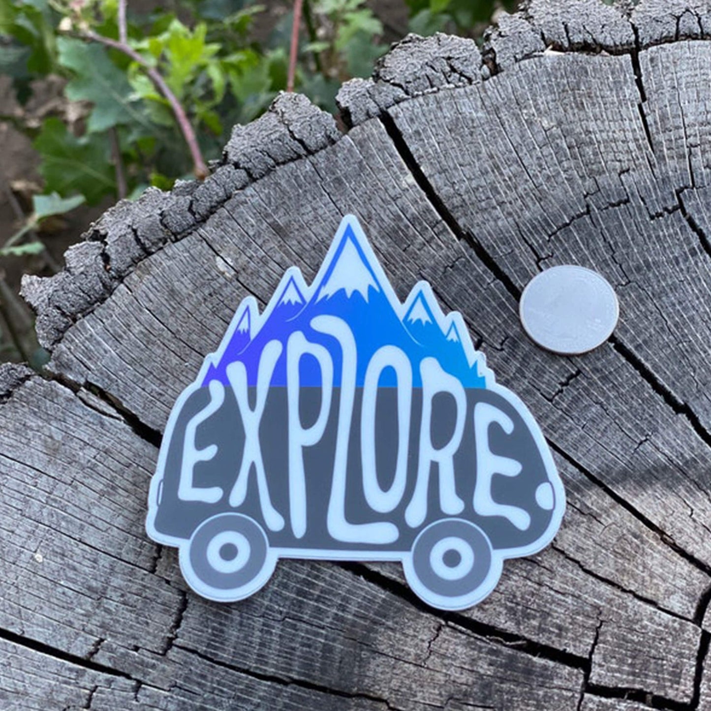 Explore Van Sticker