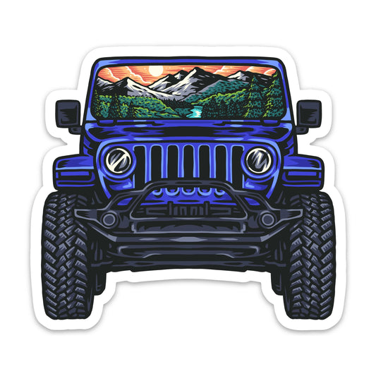 Jeep Mountain View Sticker